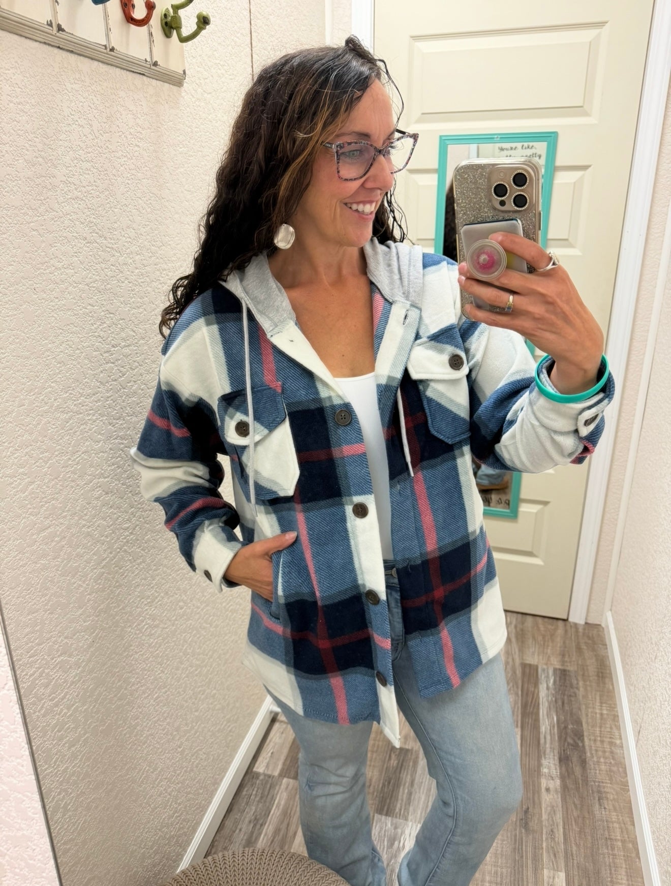 Shirley Fleece Plaid Shacket