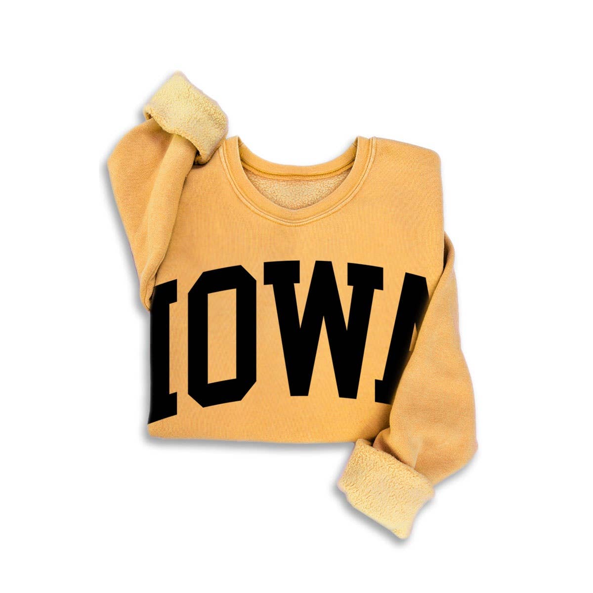 IOWA MINERAL SWEATSHIRTS: Mineral Mustard