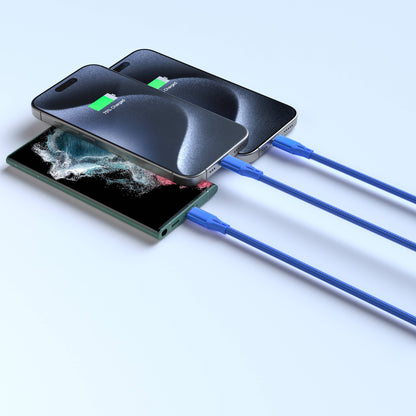3-in-1 Lavender Cable For IPhone/Ipad & Android Devices