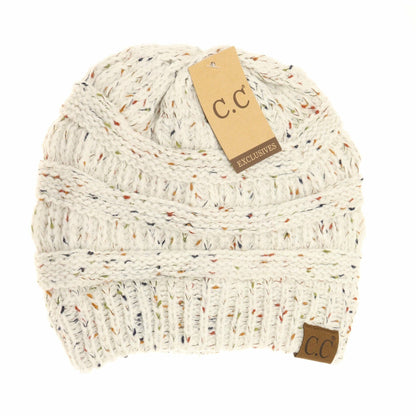 Oatmeal Flecked CC Beanies: