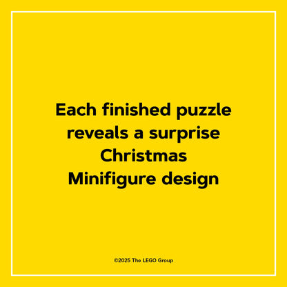 Christmas Edition LEGO Mystery Minifigure Mini Puzzle