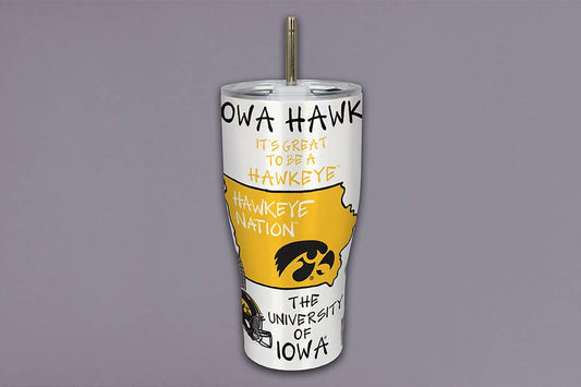Iowa Icon Metal Tumbler