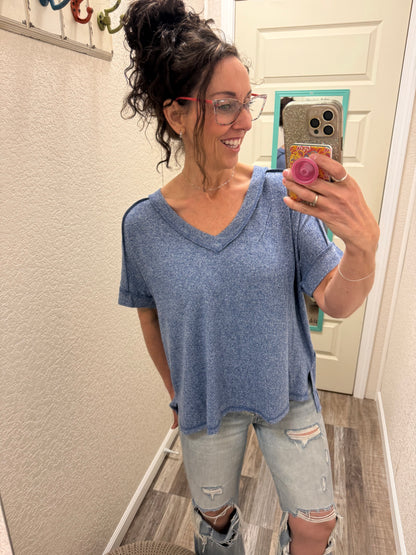 Melanie Vneck Top