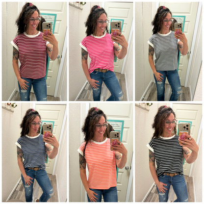 Savannah Stripes Short Sleeve T