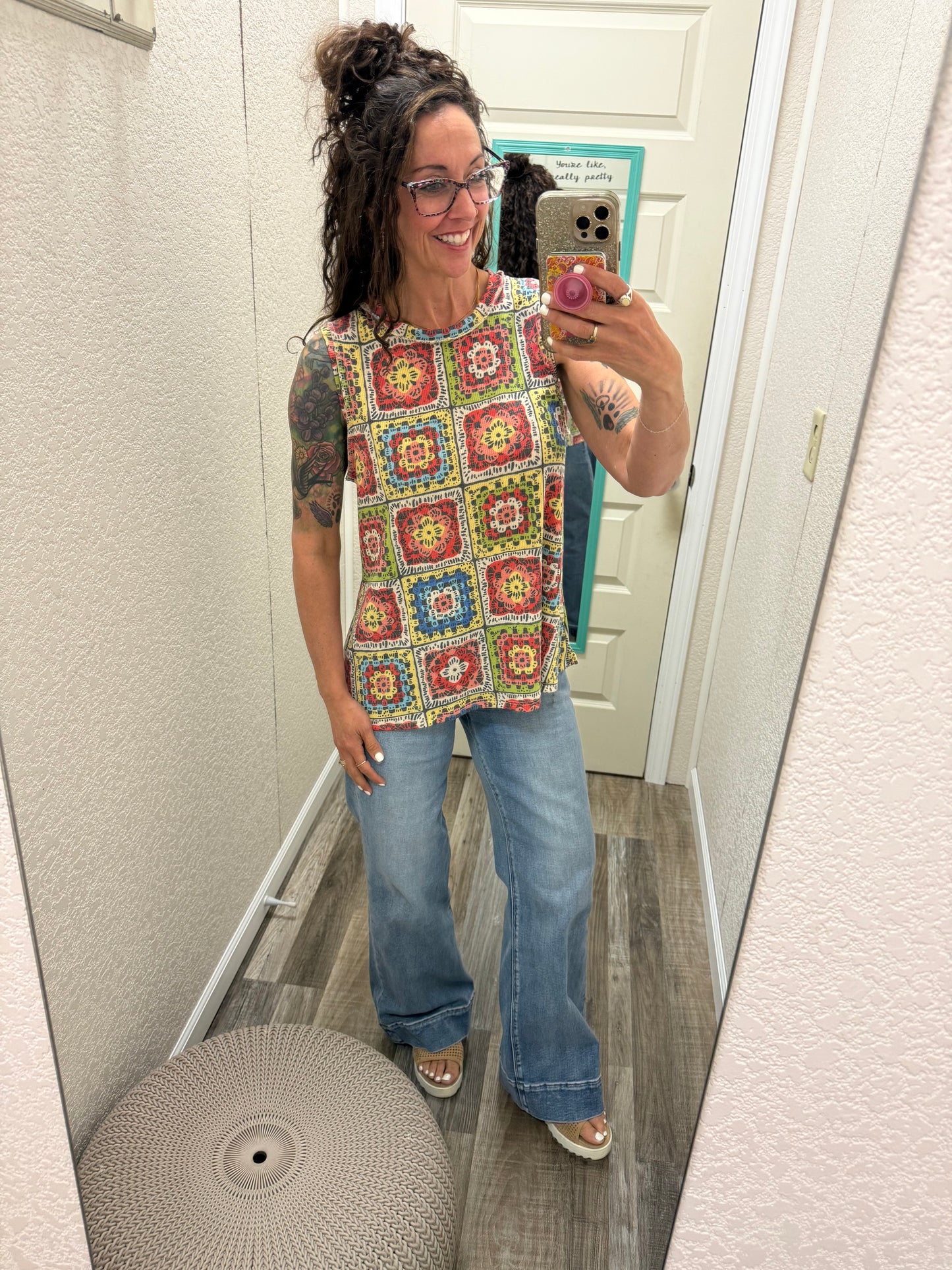 kaleidoscope Patches Tank