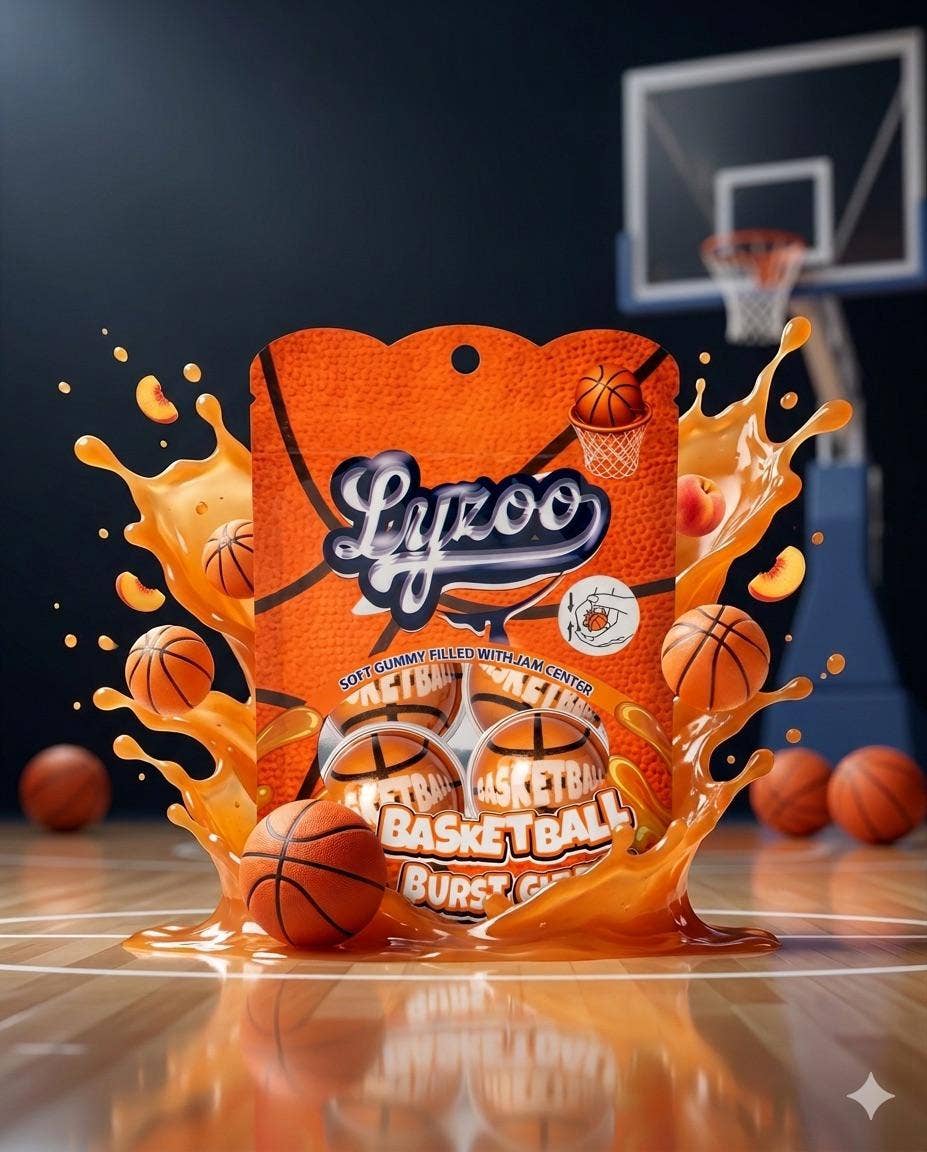 Basketball Burst Gummy