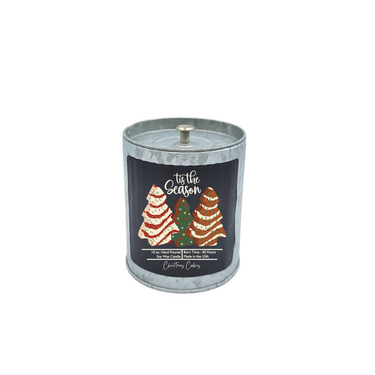 Pecan Pie - Tis the Season - Soy Wax Candle - Rustic Christmas Candles