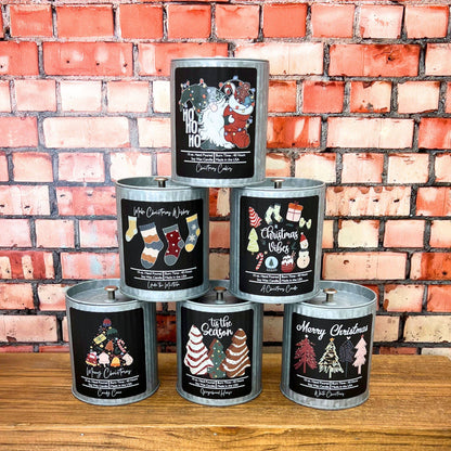 Pecan Pie - Tis the Season - Soy Wax Candle - Rustic Christmas Candles