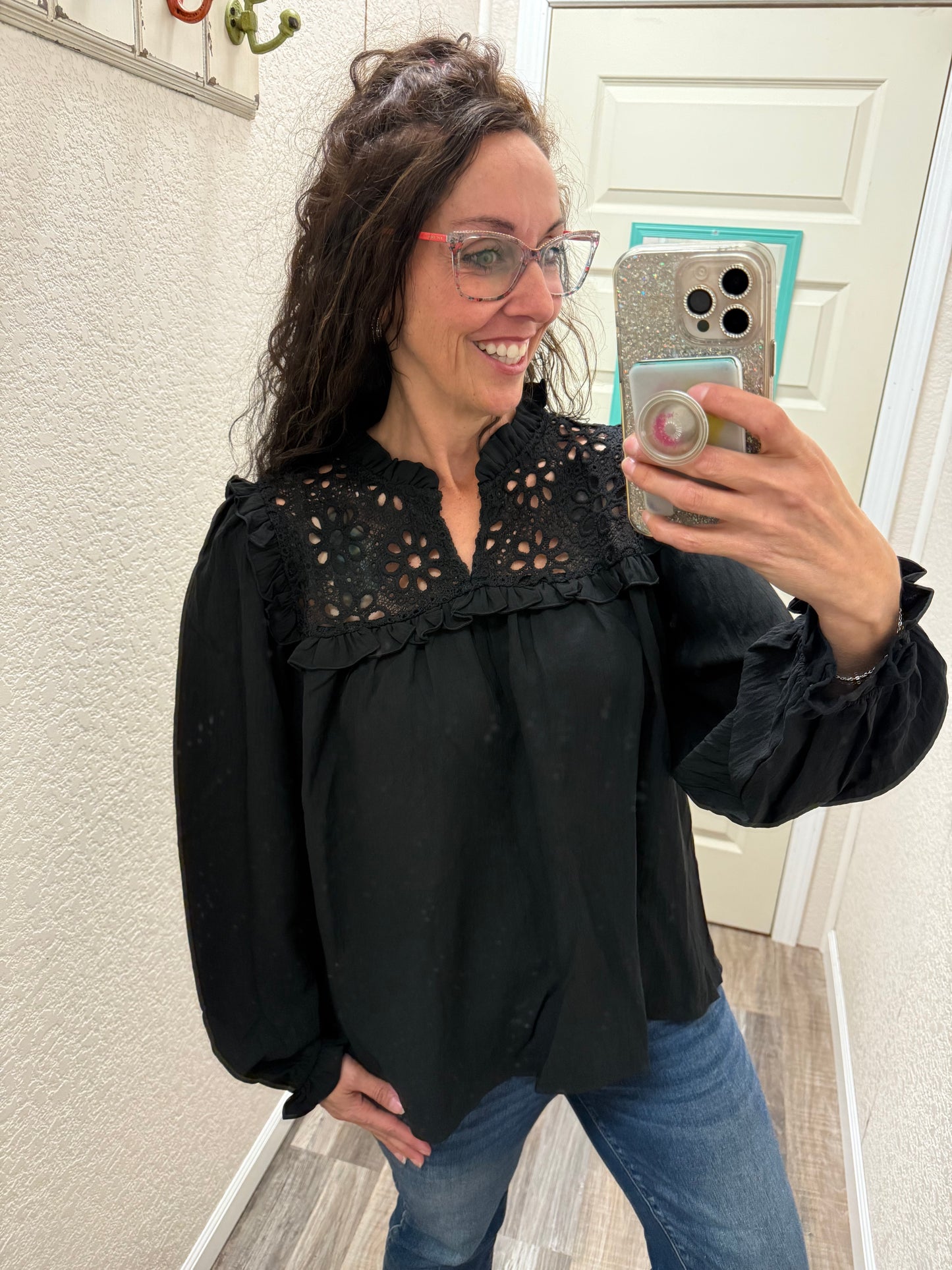 Jacinda long sleeve blouse