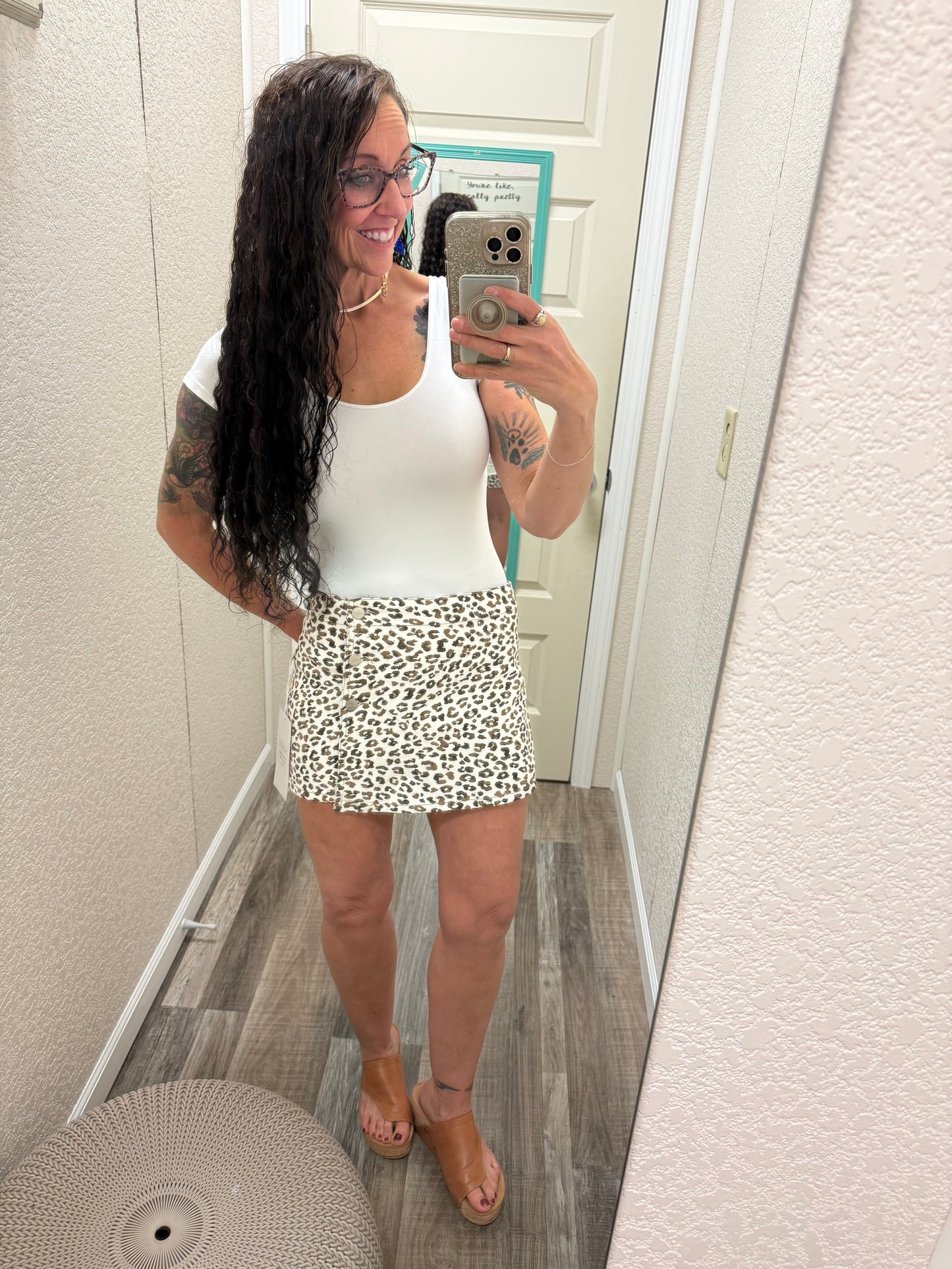 Charlotte Button Down Skort