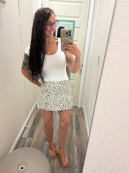 Charlotte Button Down Skort