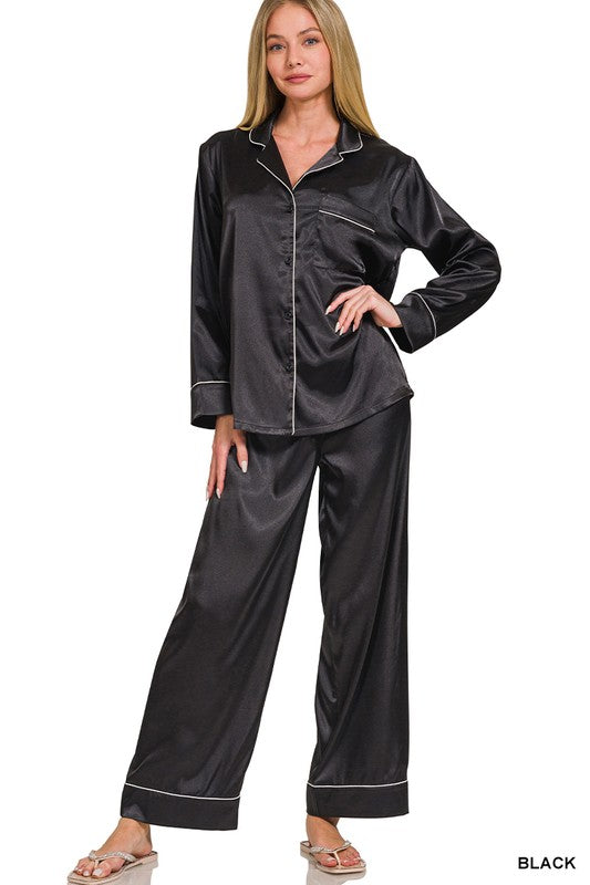 Timeless Satin Pajama Set