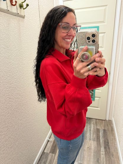 Sadie Scuba 1/2 Zip Pullover