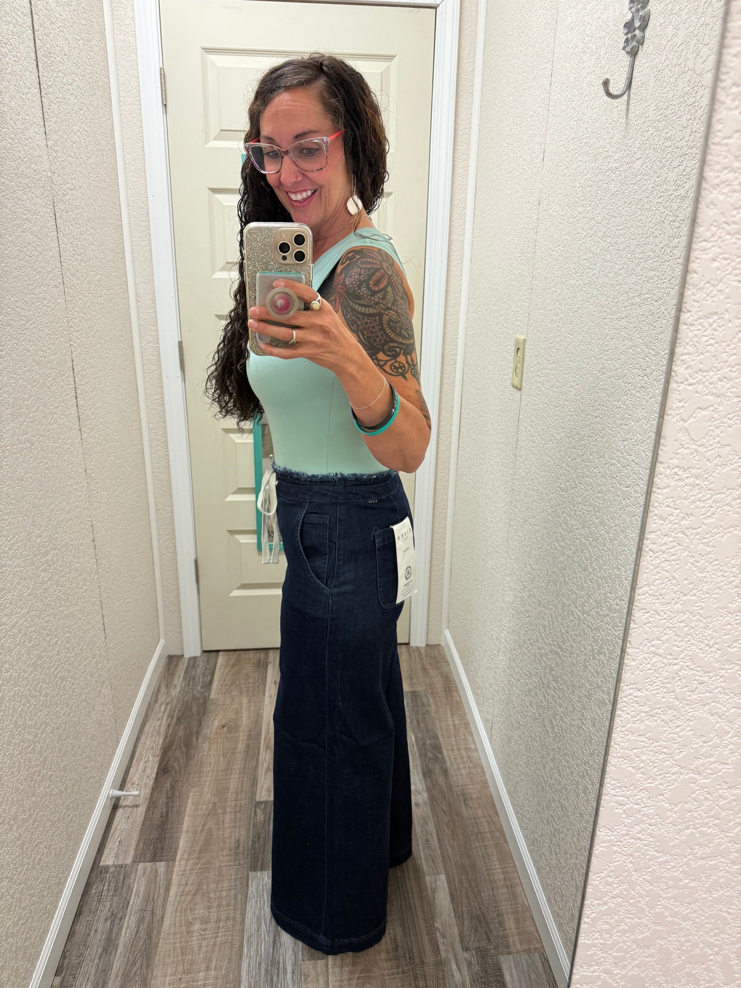 Jasmine Mid Rise Wide Leg Jeans