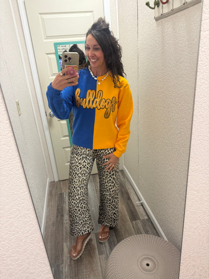Bulldogs Split Sweatshirt