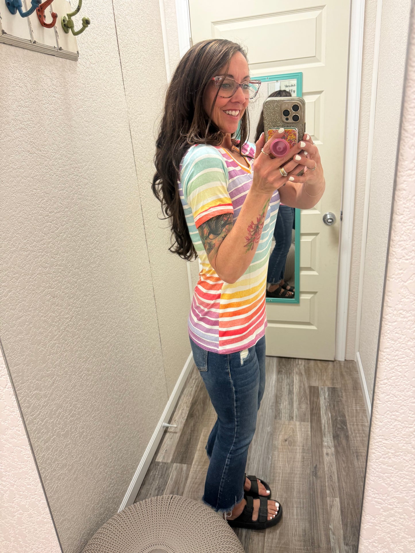 Sophie Tee - Rainbow Stripes