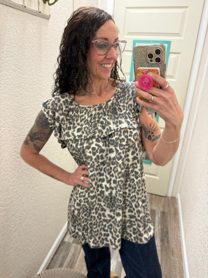 Randi Ruffle Sleeve Top