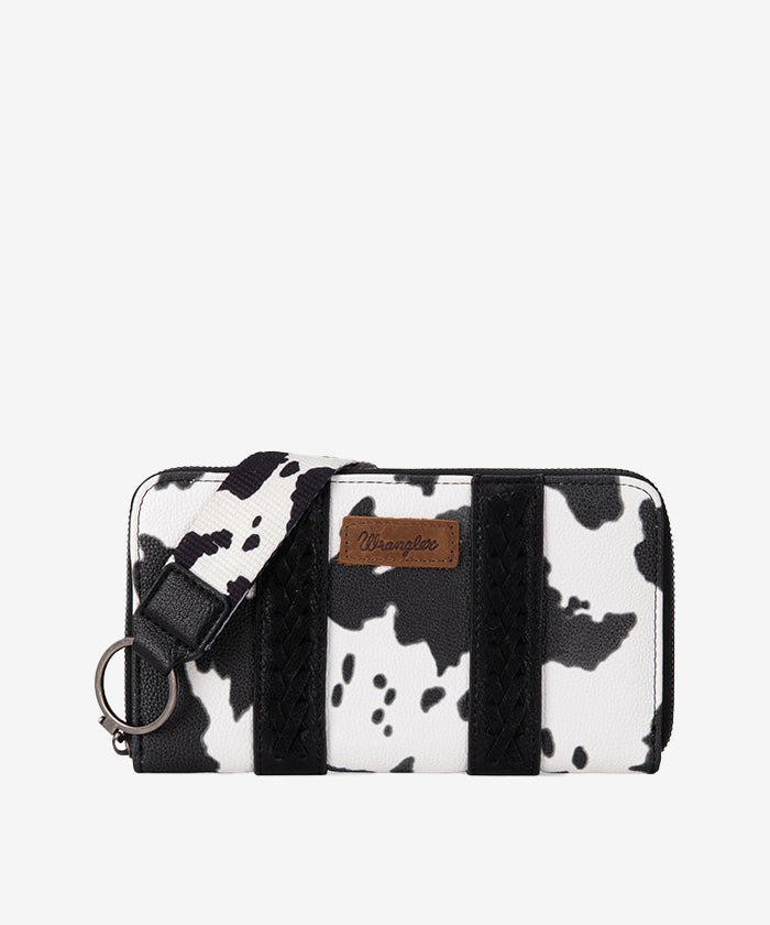 WRANGLER COW PRINT WALLET