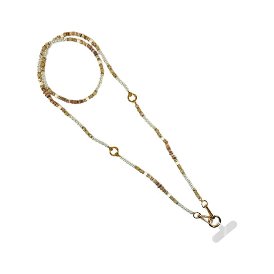 Clip & Go Beaded Crossbody Phone Holder