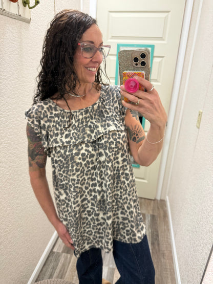 Randi Ruffle Sleeve Top
