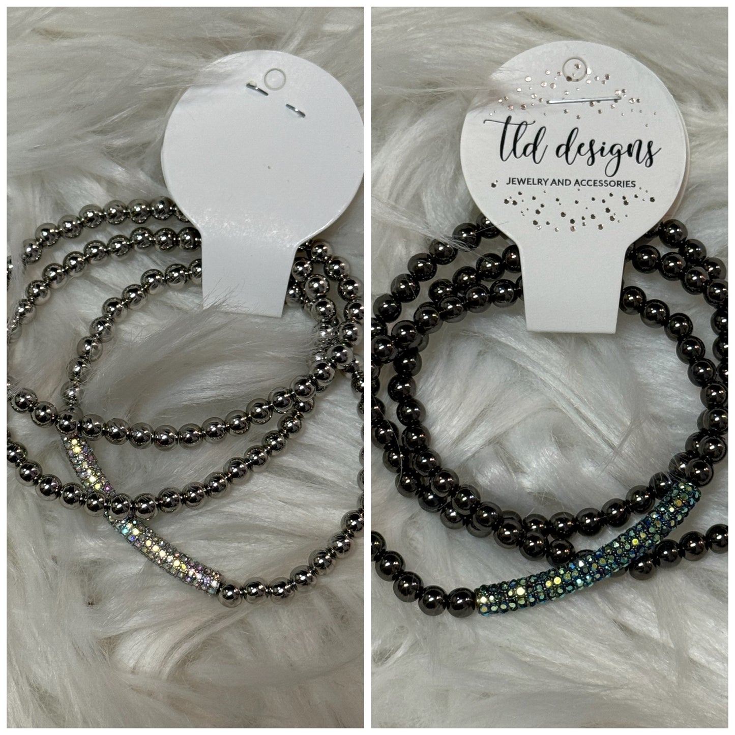 Stretchy Bling Bracelet Set Of 3