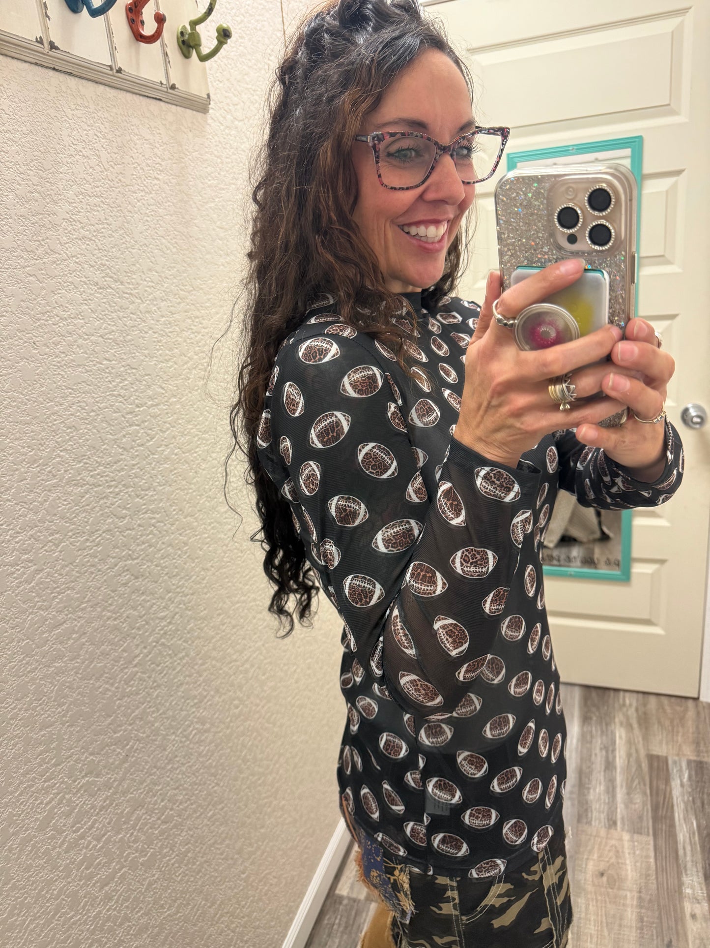 Girls Of Fall Mesh Top