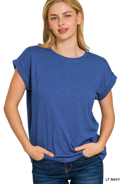 Rae Cuffed Sleeve Tee