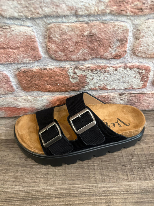 Jazmin Black Sandals By Very G