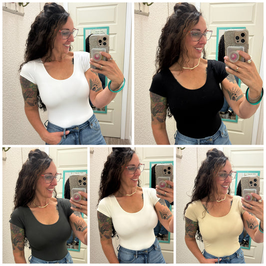 Trust Me Short Sleeve Top - One Size