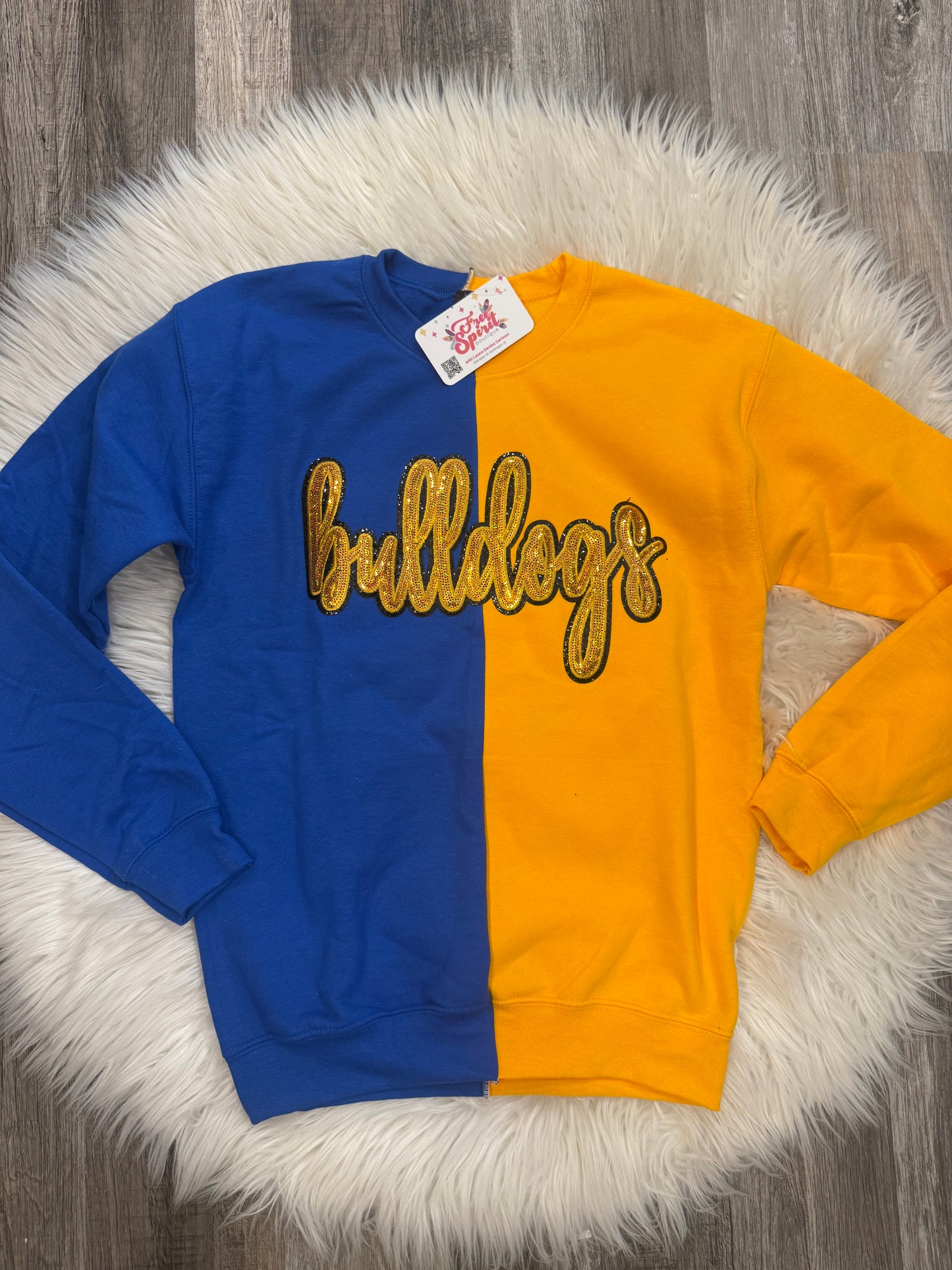 Bulldogs Split Sweatshirt