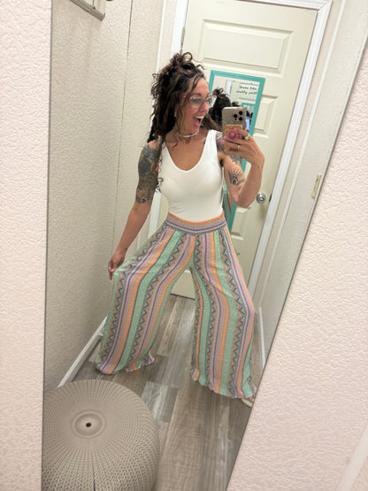 Beachin Wide Leg Pants