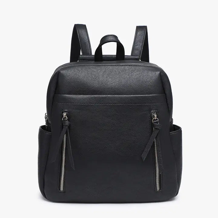 Alora Convertible Backpack with Dual Zip Pockets