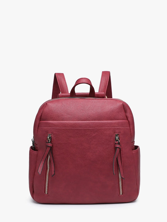 Alora Convertible Backpack with Dual Zip Pockets