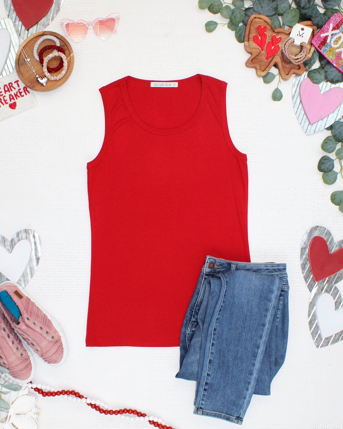 Ava Tank - Red