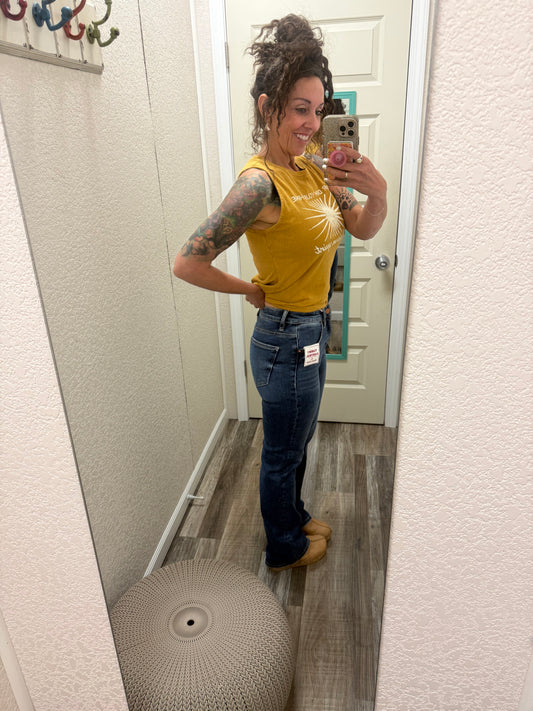 Felicity High Rise Tummy Control Straight Risen Jeans