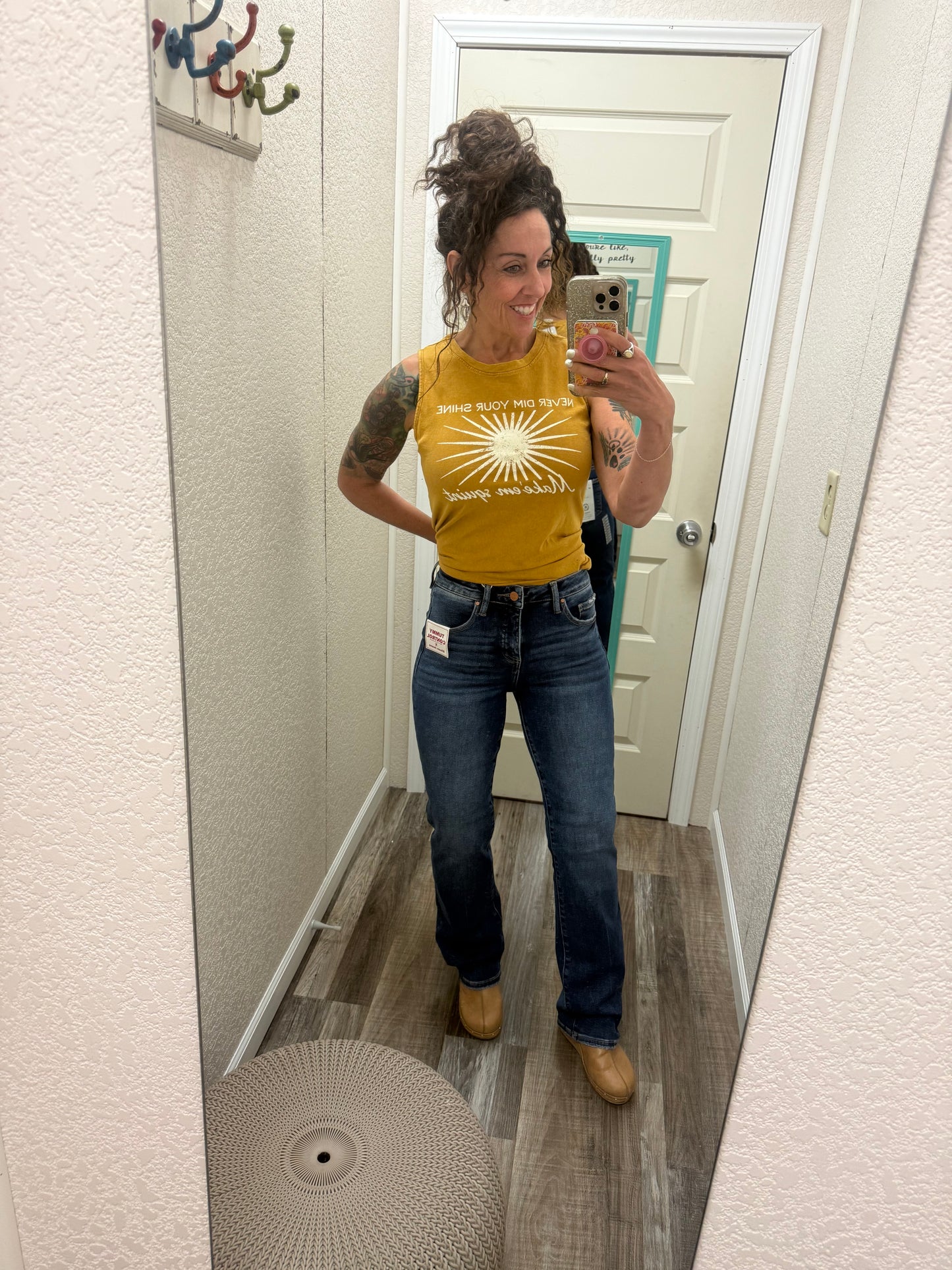 Felicity High Rise Tummy Control Straight Risen Jeans