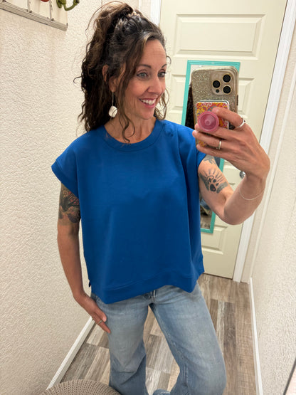 Lucie Scrumptious Short Sleeve Top