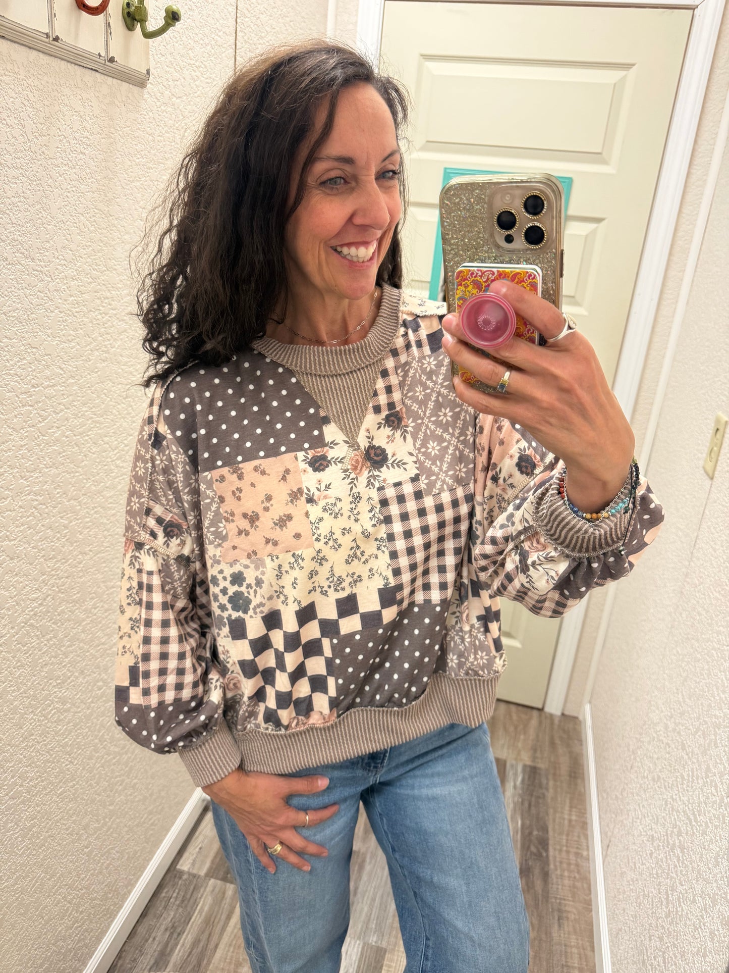 Patchwork Frenzy Top