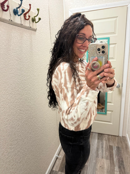 Sunset Spiral Tie Dye Sweatshirt