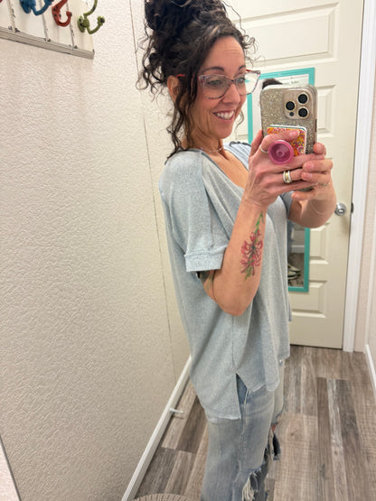 Melanie Vneck Top