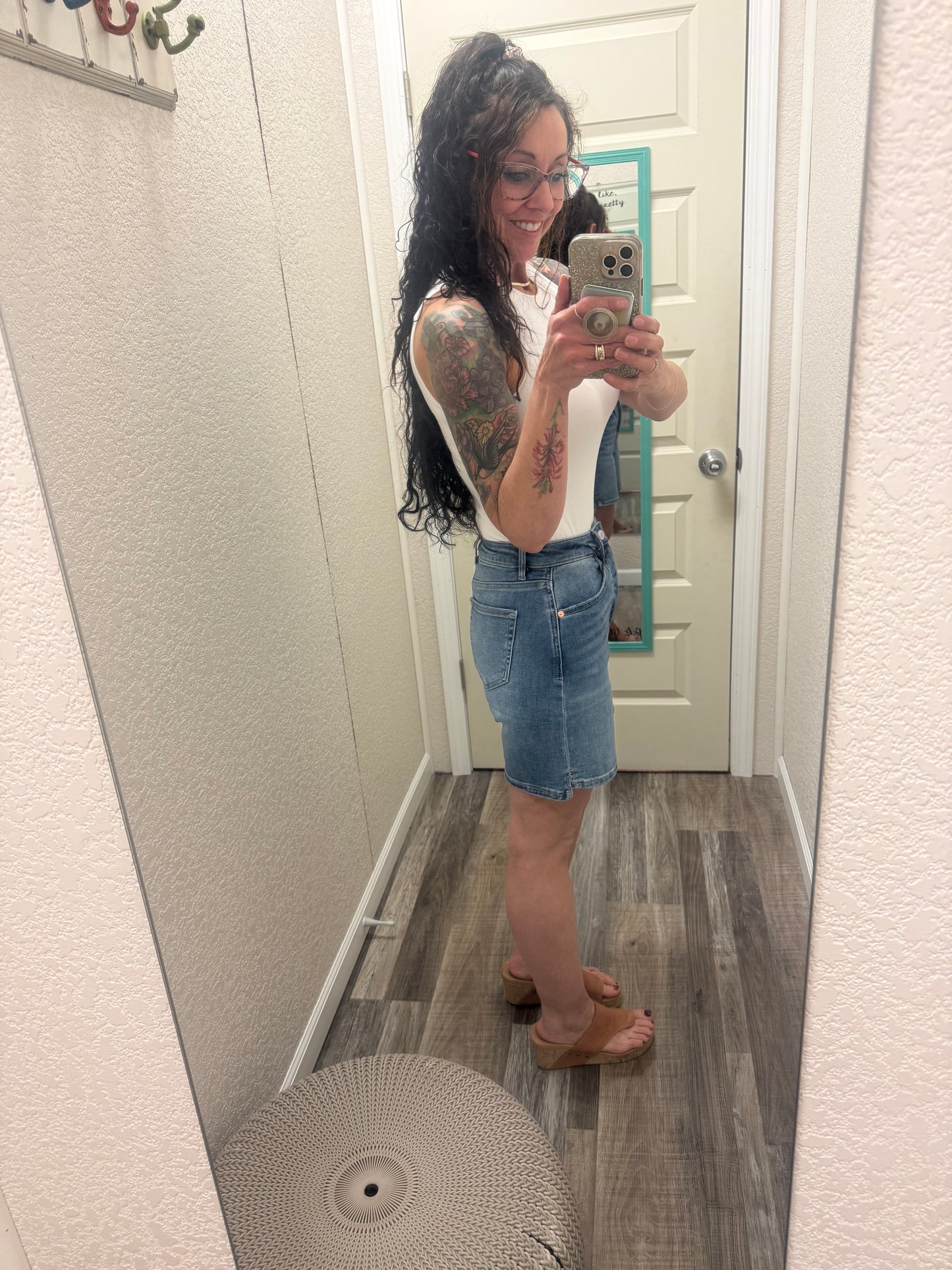 Ethel High Rise Mica Bermunda Shorts