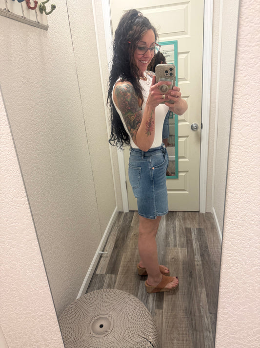 Ethel High Rise Mica Bermunda Shorts