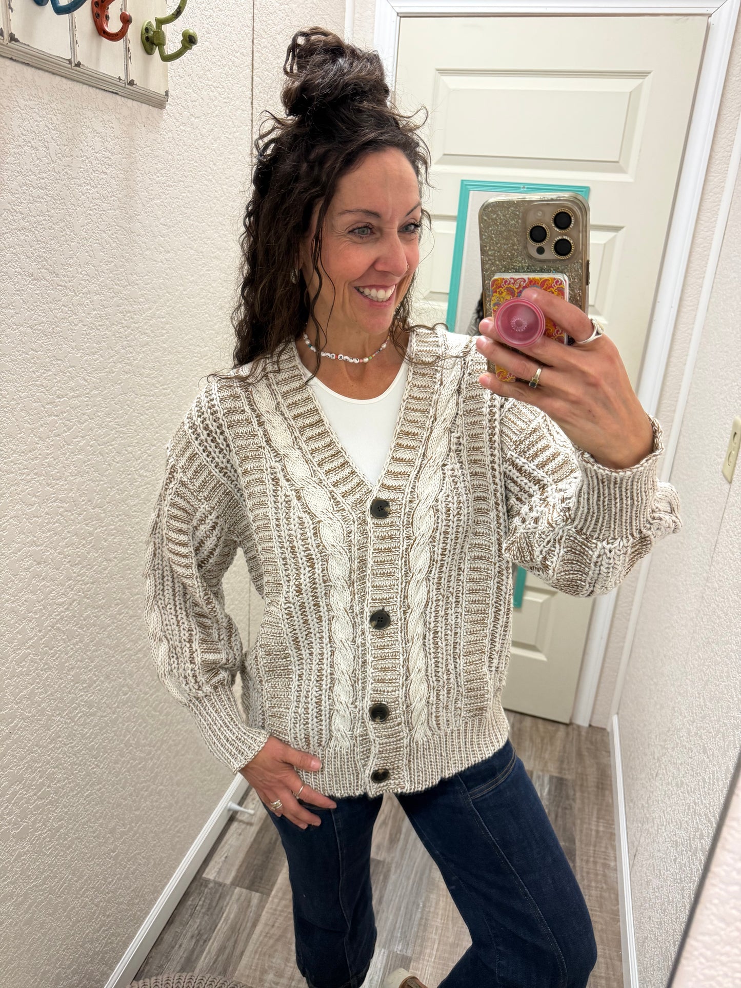 Grandpa's Cable Knit Cardi