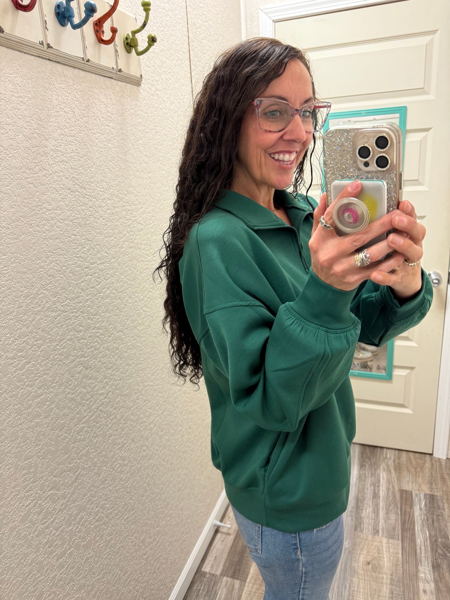 Sadie Scuba 1/2 Zip Pullover