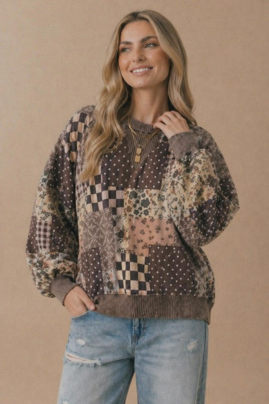 Patchwork Frenzy Top