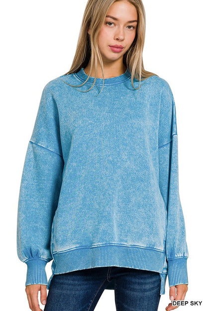 Dawn Crewneck Sweatshirt With Pockets