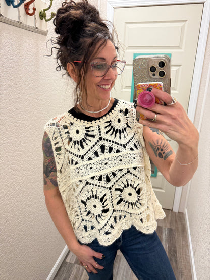 Hera Greek Goddess Crochet Tank