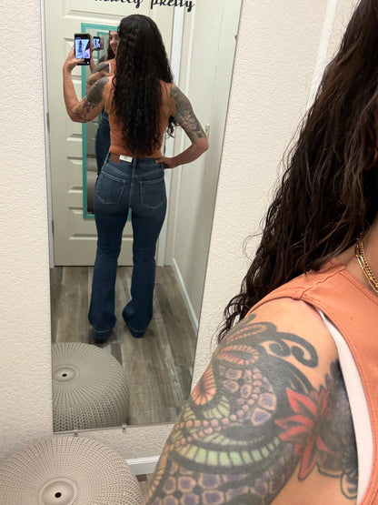 Simone Trouser Flare High Rise Judy Blue Jeans