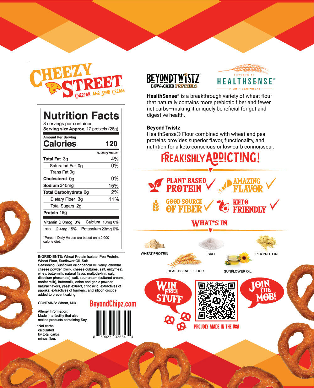 Low Carb Pretzels Cheezy Street