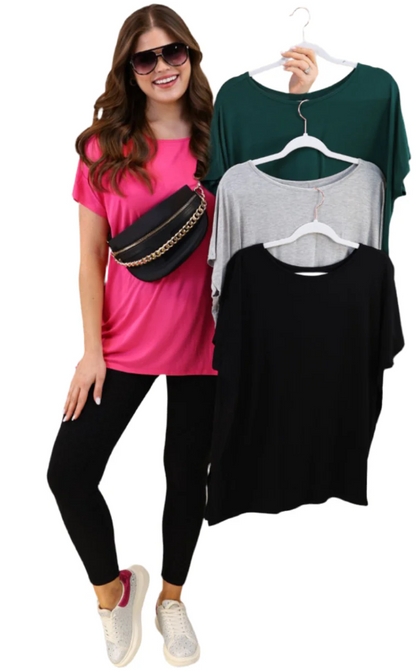 Black Must Have Basic Tunic